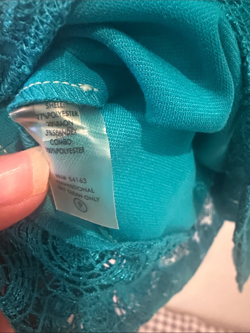 Calvin Klein Teal Sleeveless Sheath Dress - Picture 4 of 4